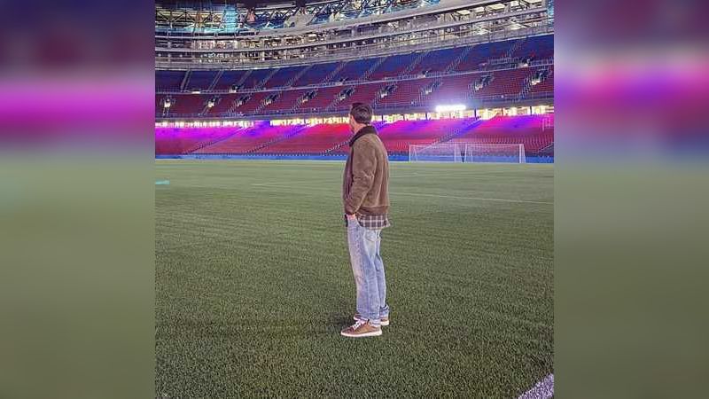 الصورة التي نشرها ميسي في الكامب نو