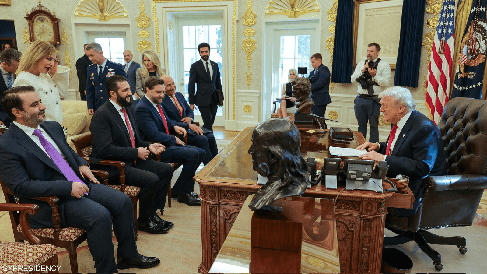 دام الاجتماع في البيت الأبيض نحو ساعة و35 دقيقة