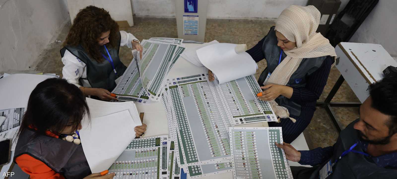 فرز الأصوات في الانتخابات العراقية