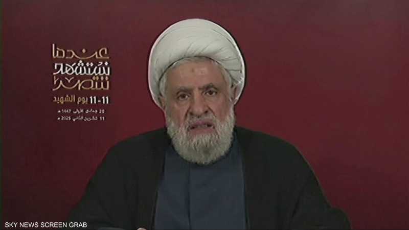 نعيم قاسم: حزب الله لن يتخلى عن سلاحه