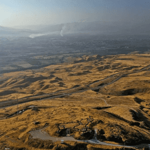 جانب من الحدود الإسرائيلية الأردنية