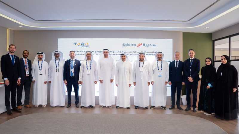 "طاقة للخدمات" ومجموعة "سديرة" تطلقان أحد أكبر مشاريع أبوظبي