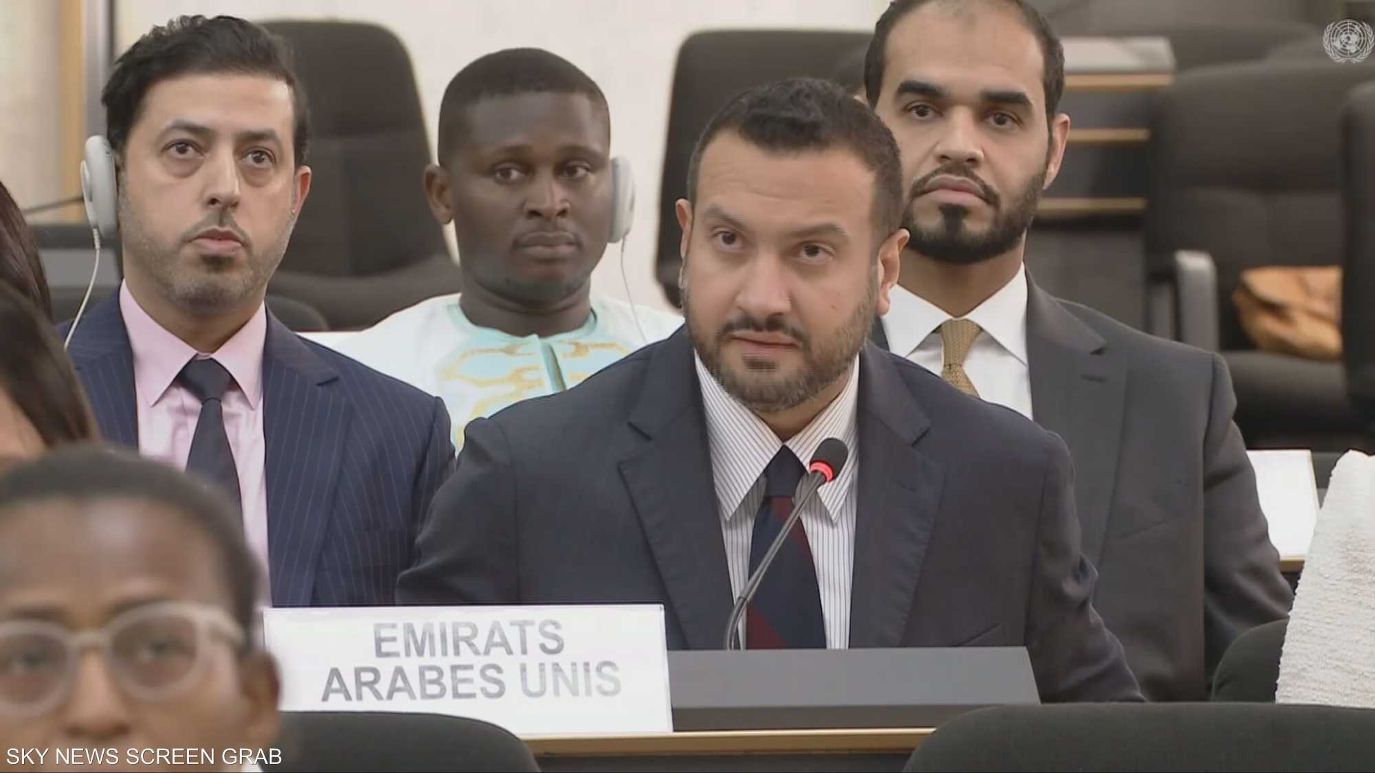 مندوب الإمارات في مجلس حقوق الإنسان جمال مشرخ