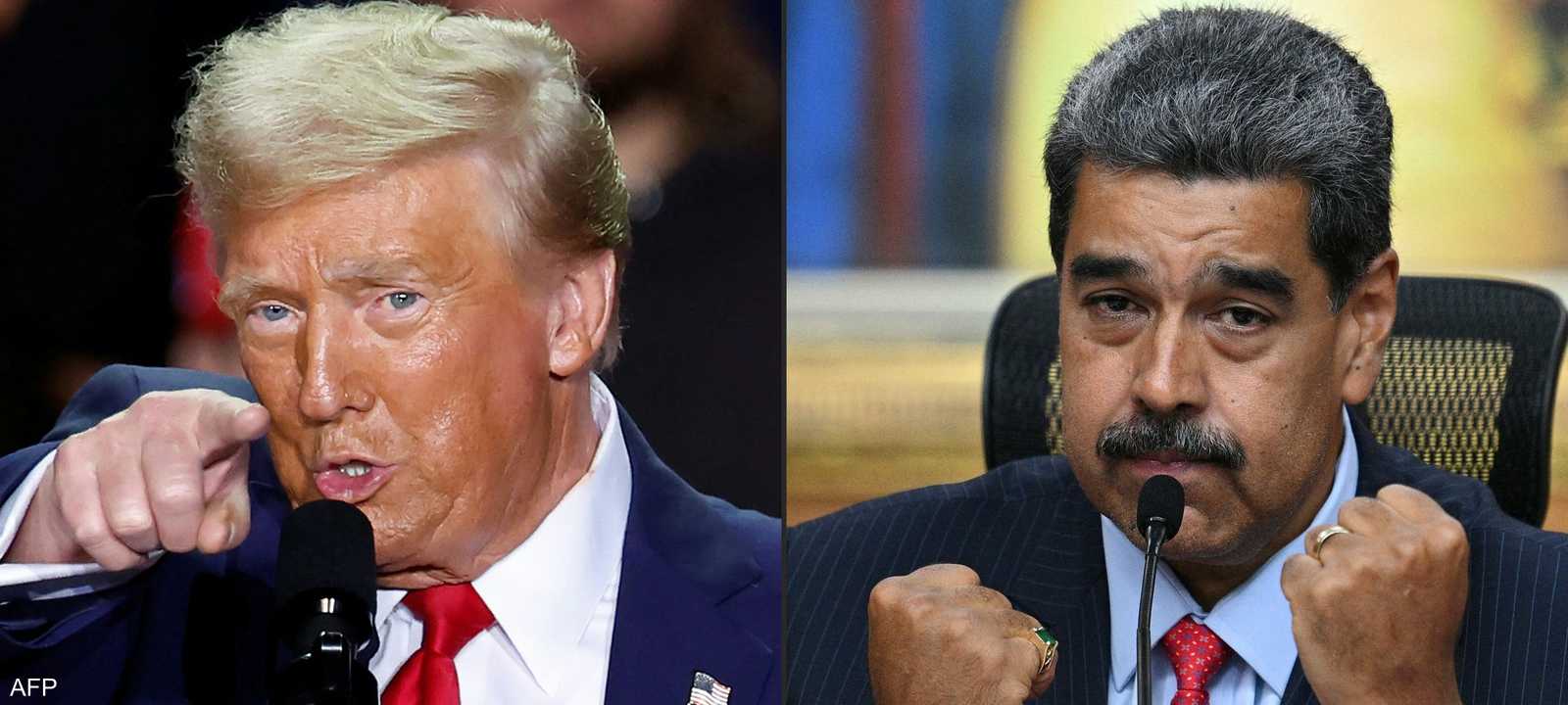 نيكولاس مادورو ودونالد ترامب