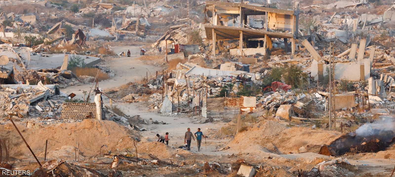 دمار هائل في قطاع غزة