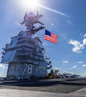 أرشيفية لحاملة طائرات أميركية