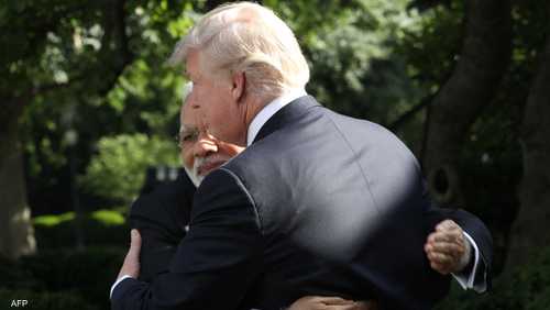 الرئيس الأميركي ترامب ورئيس الوزراء الهندي مودي