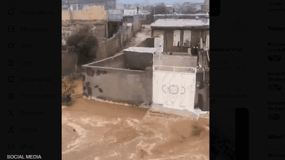 الفيضانات تجتاح مدينة مسجد سليمان في محافظة خوزستان