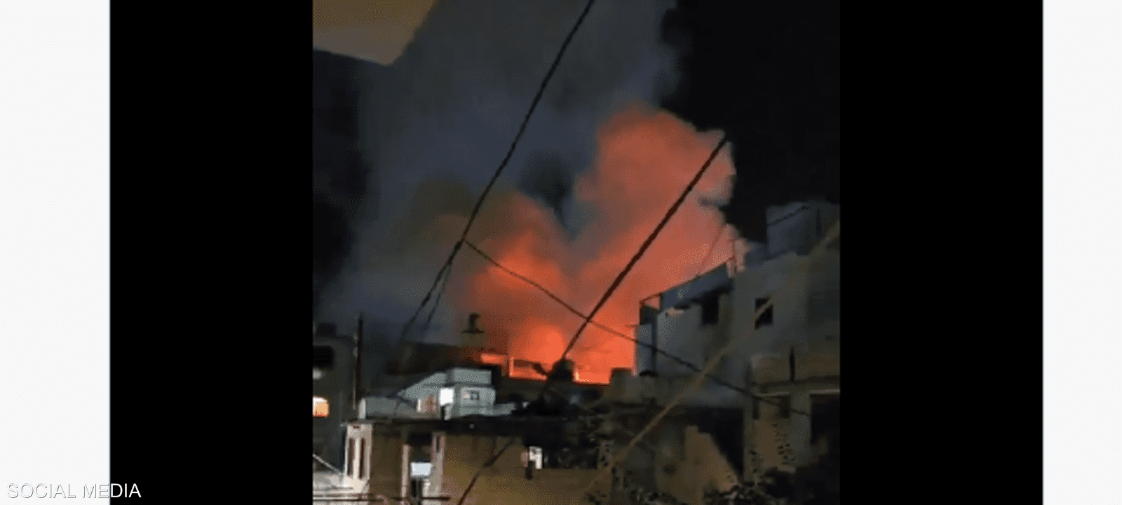 أوقعت الغارة الإسرائيلية عدد من الجرحى