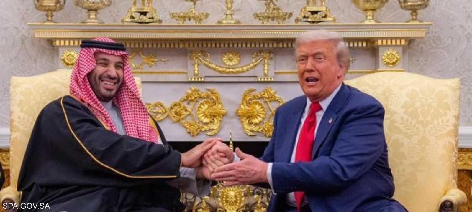 ترامب وولي العهد السعودي الأمير محمد بن سلمان