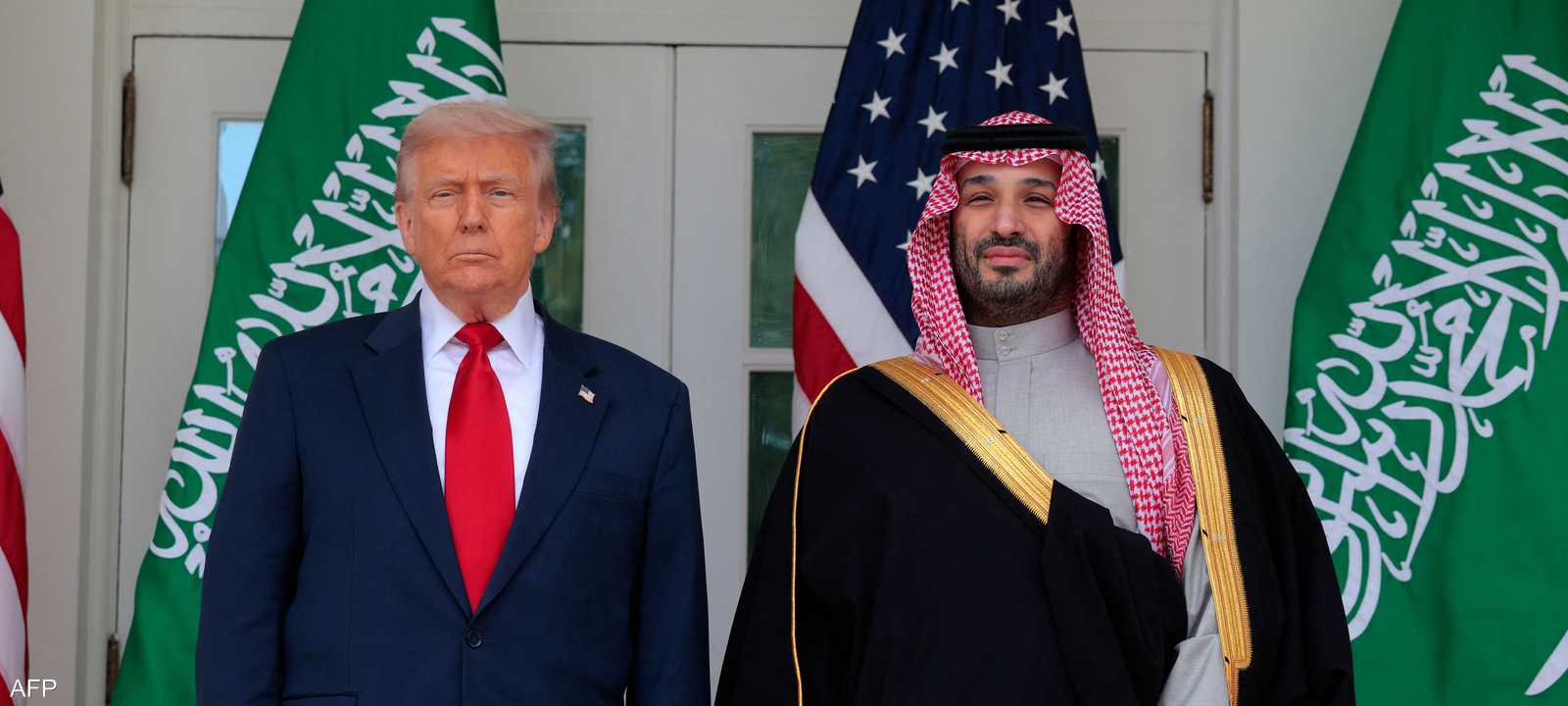 الرئيس ترامب وولي العهد السعودي الأمير محمد بن سلمان