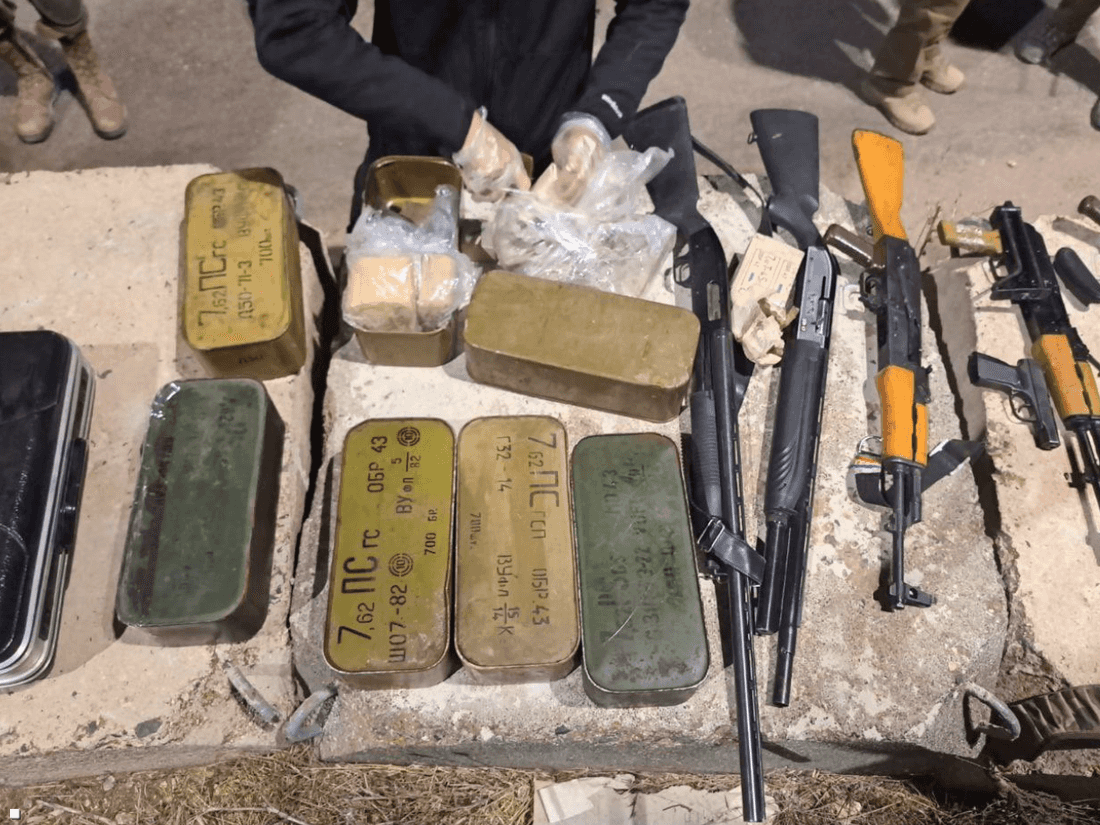 أسلحة مضبوطة