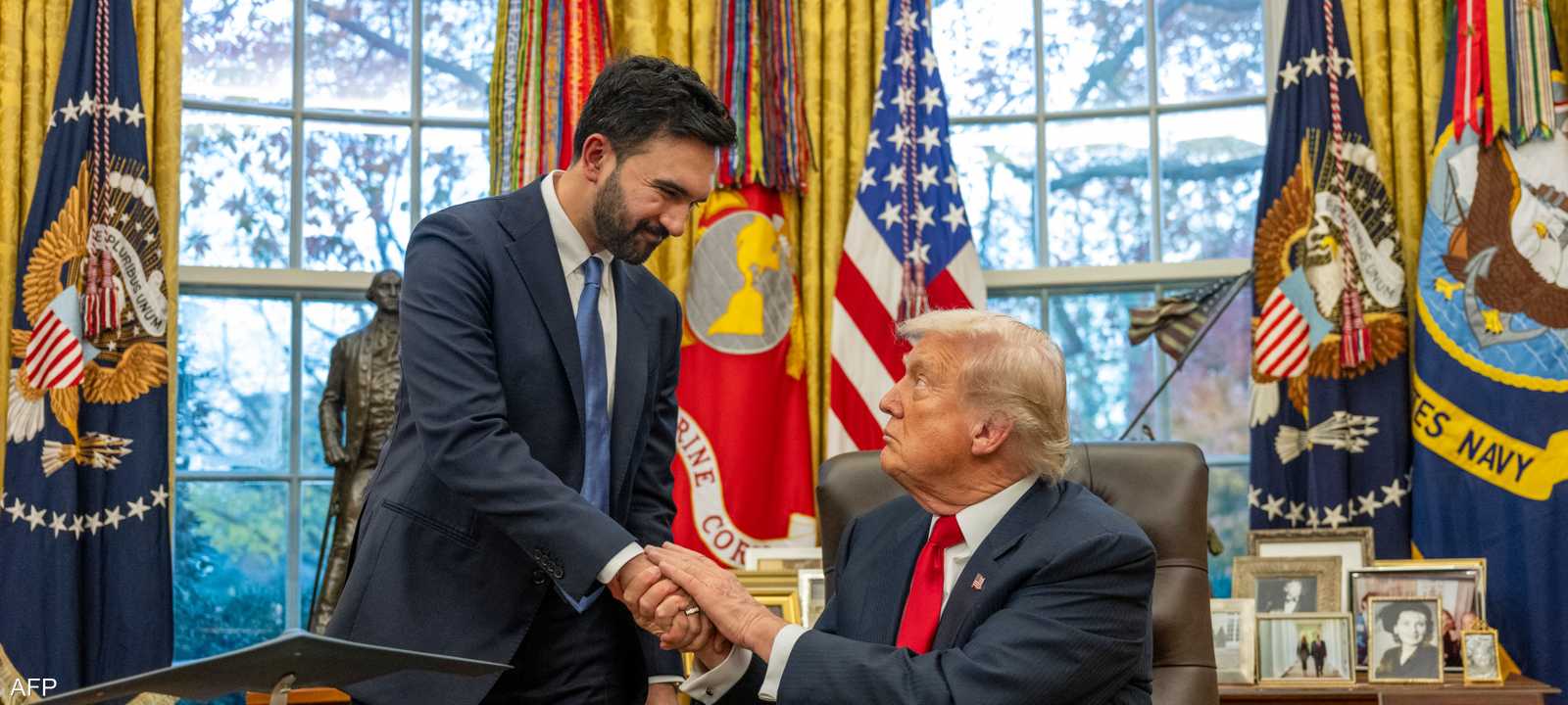 استقبال حار من ترامب لزهران ممداني في المكتب البيضاوي