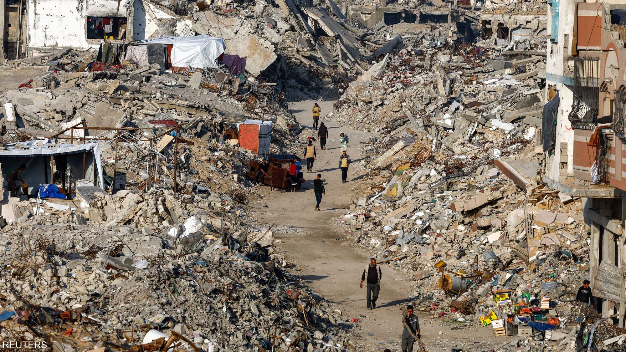 الحرب دمرت معظم قطاع غزة