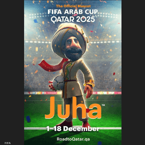 "جحا" التعويذة الرسمية لكأس العرب