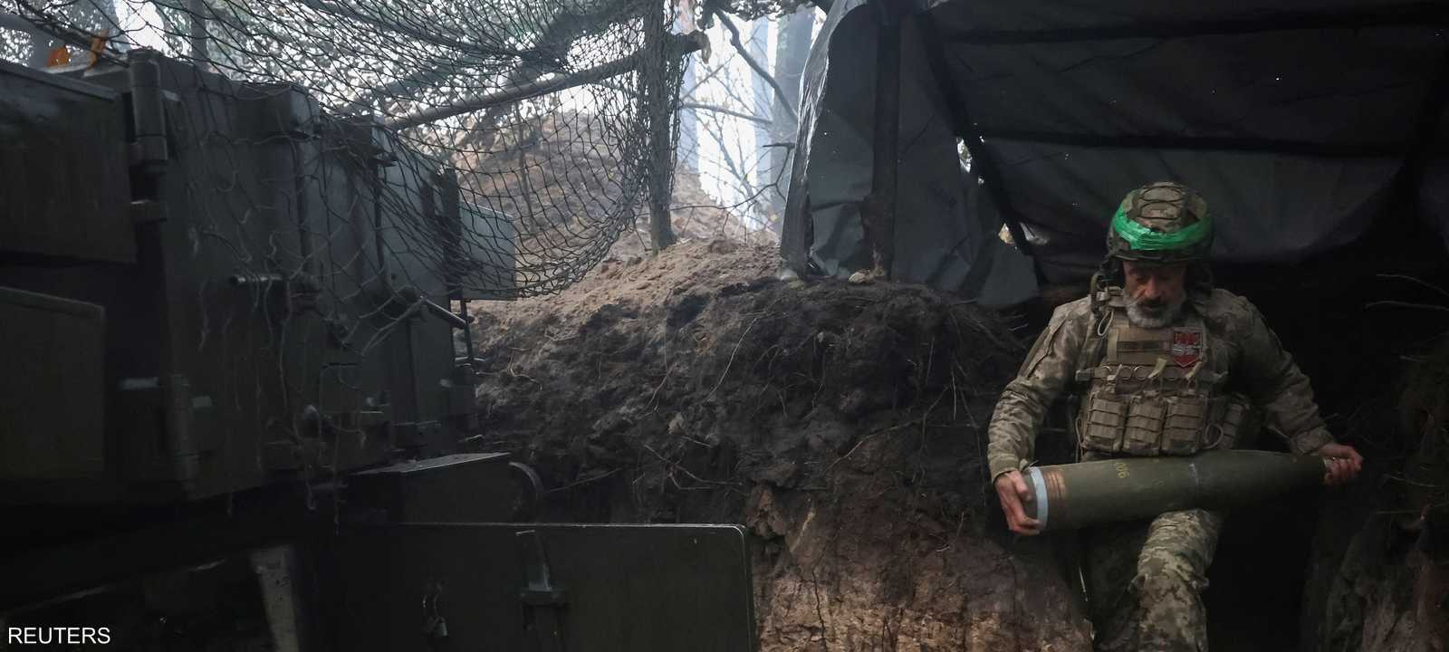 أرشيفية لجندي في الجيش الأوكراني