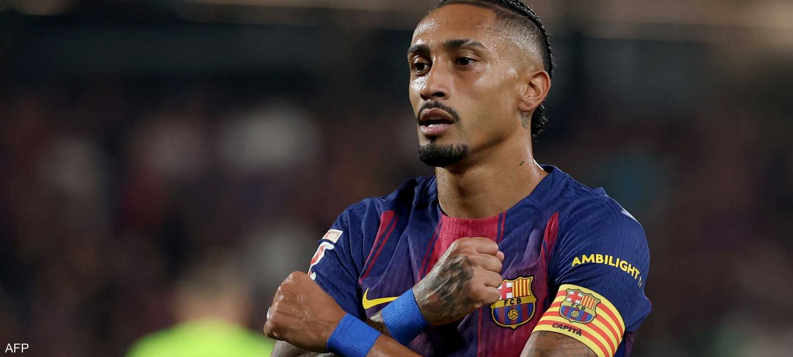 البرازيلي رافينيا نجم برشلونة