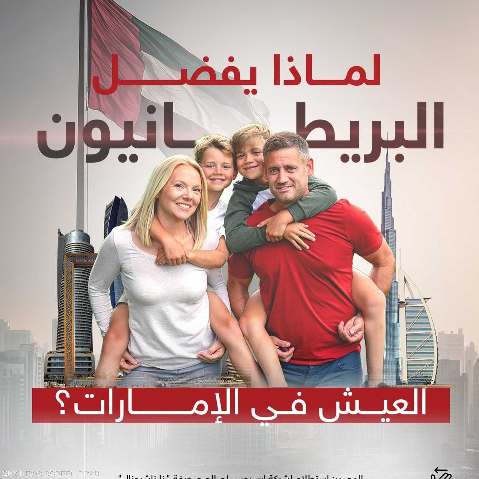 لماذا يفضل البريطانيون العيش في الإمارات