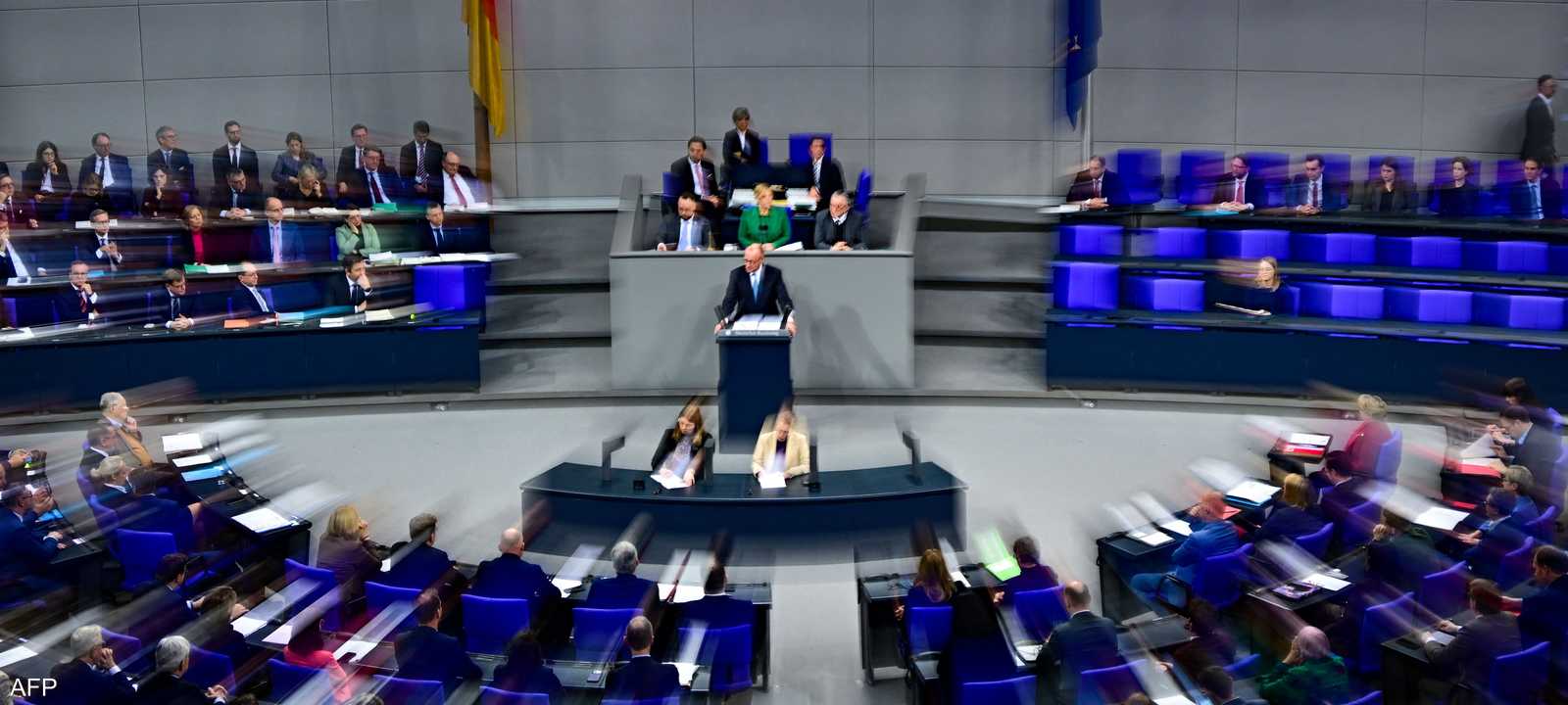 المستشار الألماني لمناقشة الميزانية في البرلمان