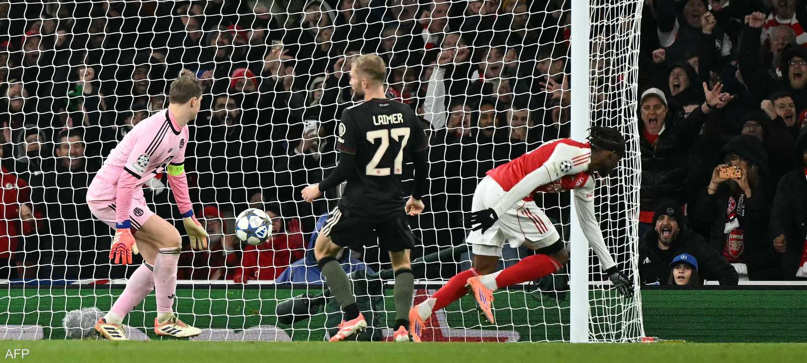 هدف أرسنال الثاني في مرمى بايرن ميونيخ