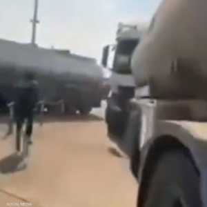 صورة متداولة للهجوم على الصهاريج في أربيل