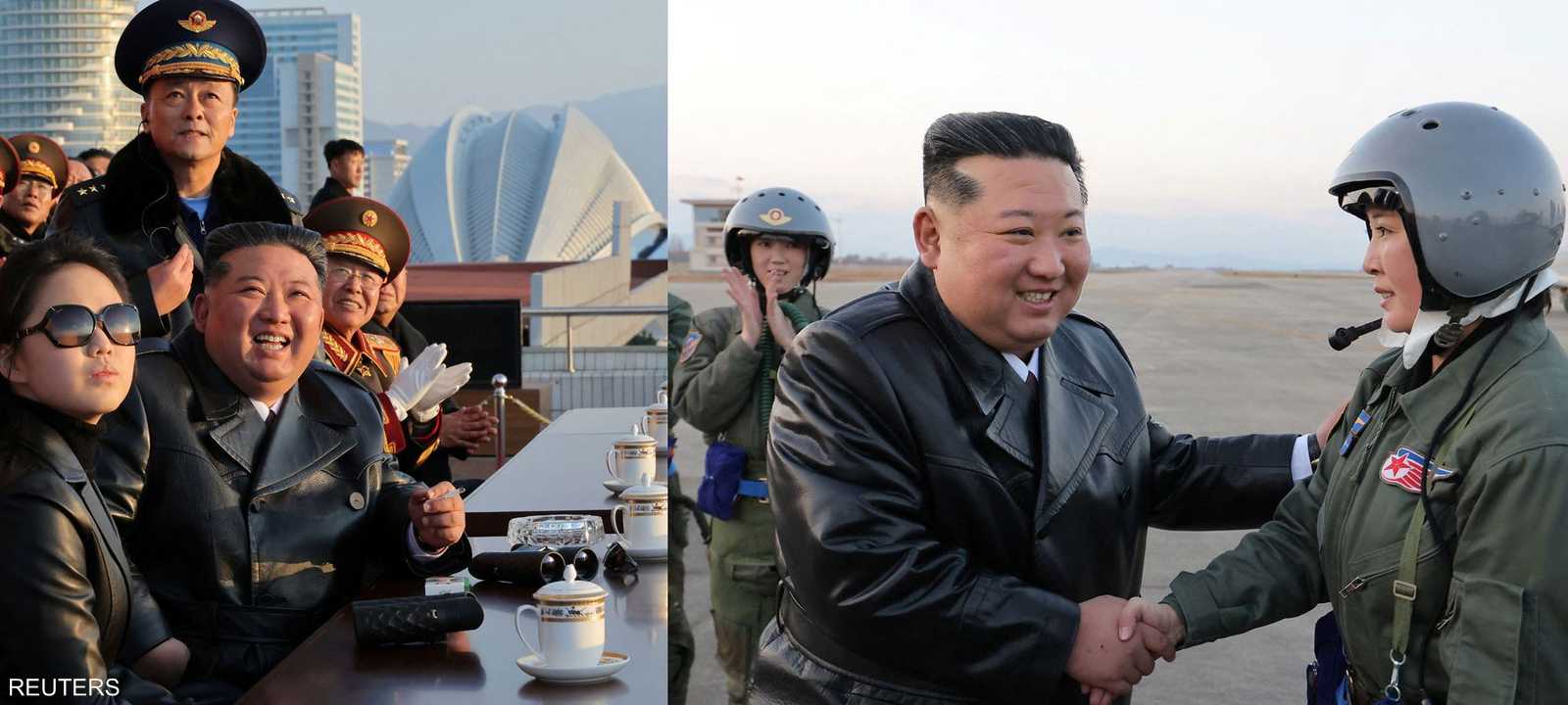 كيم يحتفل بالذكرى الثمانين لتأسيس القوات الجوية