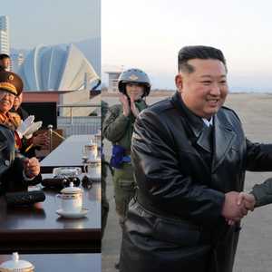 كيم يحتفل بالذكرى الثمانين لتأسيس القوات الجوية