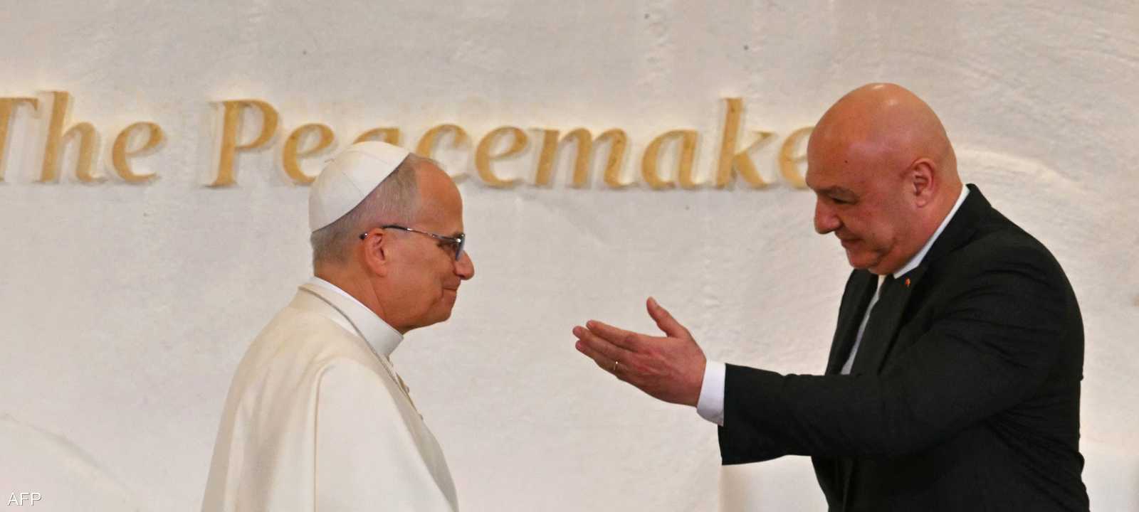 البابا والرئيس اللبناني