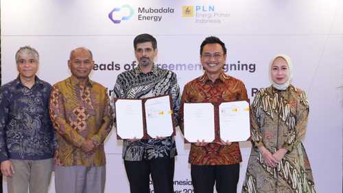 "مبادلة للطاقة" توقّع اتفاقية مبدئية مع إندونيسيا