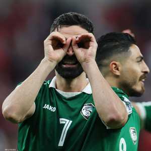 عمر خربين الذي سجل هدف الحسم في الدقيقة 48