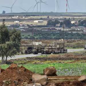 دبابات إسرائيلية قرب مدينة القنيطرة_أرشيف