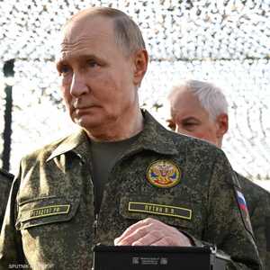 بوتين يزور جبهة القتال في أوكرانيا (المصدر: سبوتنيك)