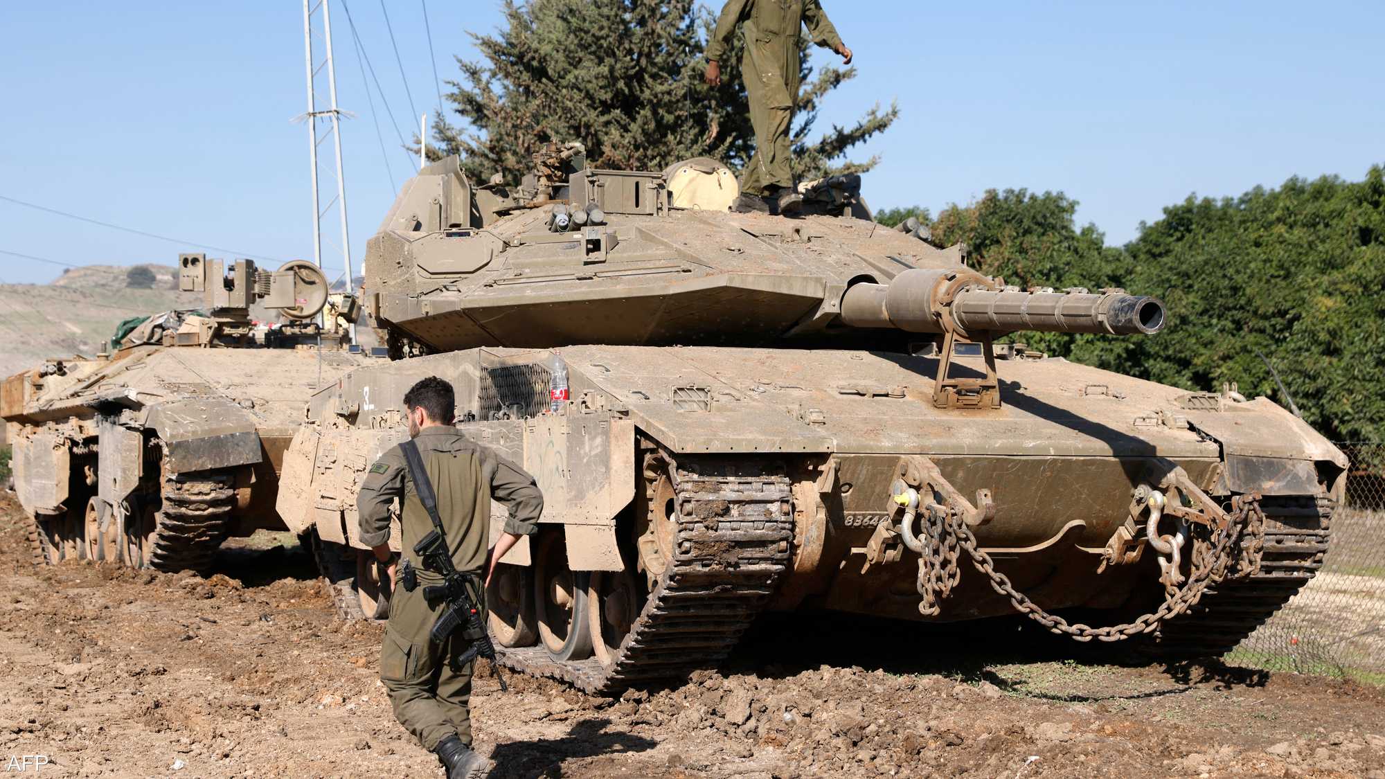 أرشيفية لجنود إسرائيليين قرب الحدود مع لبنان