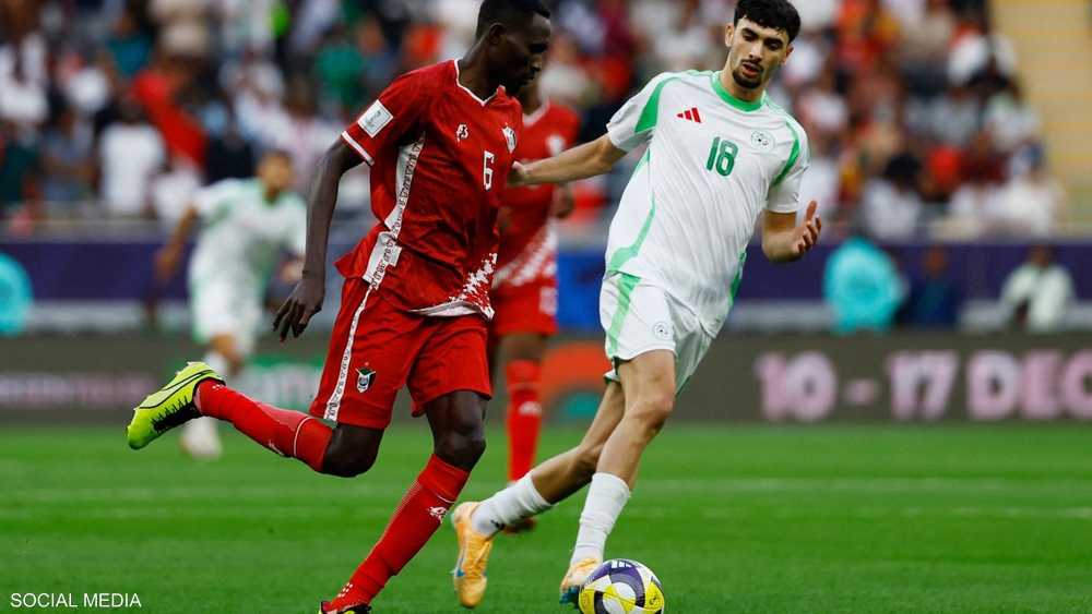 من مباراة الجزائر والسودان