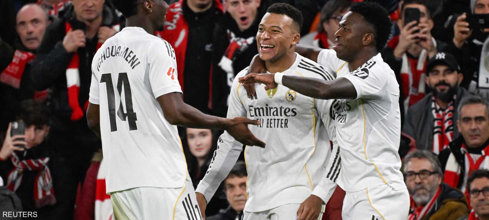 أحرز كيليان مبابي هدفين