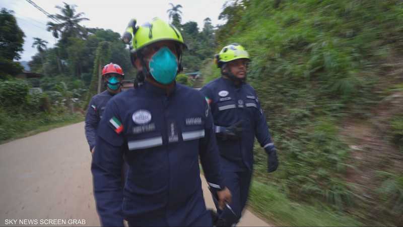 سكاي نيوز عربية ترافق فريق دولة الإمارات للبحث والإنقاذ