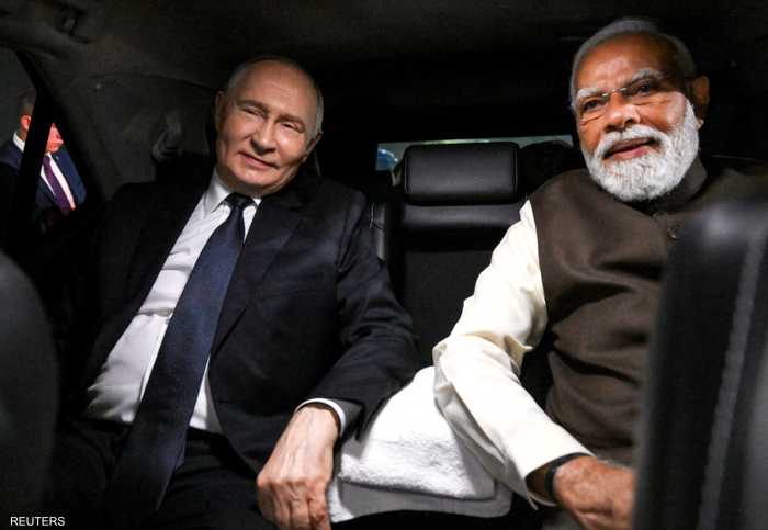 بوتين ومودي