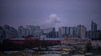 هجمات روسية على العاصمة كييف_أرشيف