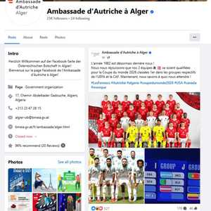 منشور سفارة النمسا بالجزائر حول فضيحة خيخون