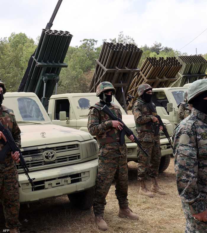 أرشيفية لمقاتلين في حزب الله اللبناني