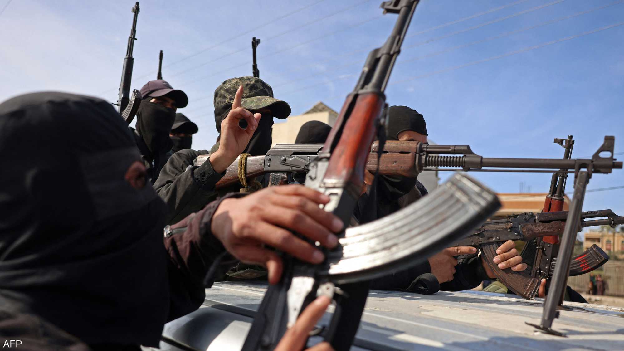 أرشيفية لمقاتلين من حركة حماس