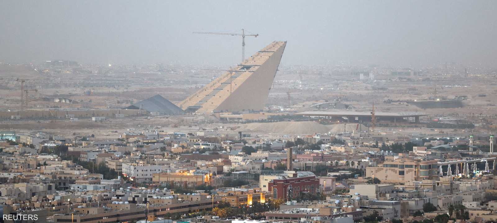 حديقة الملك سلمان، أحد المشاريع الضخمة قيد الإنشاء في الرياض