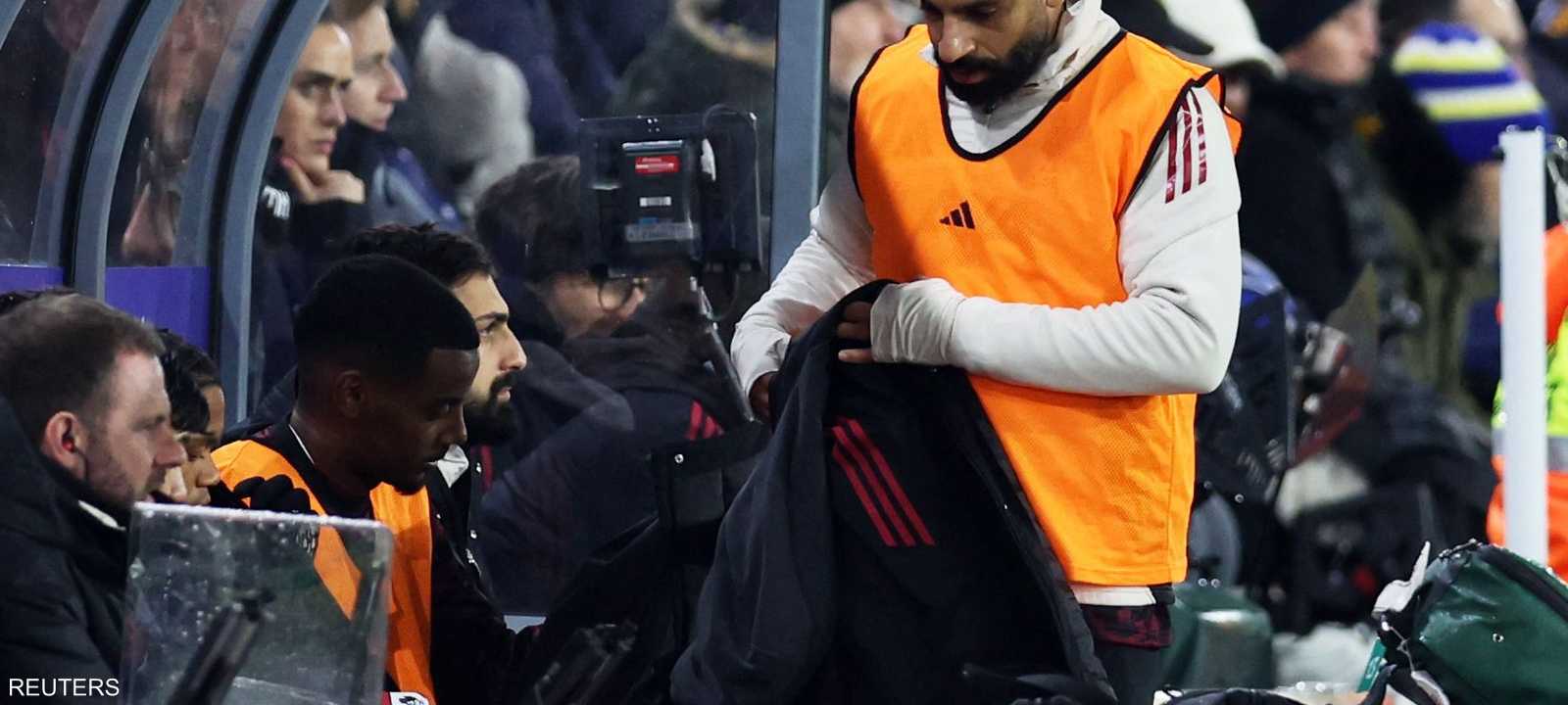 صلاح أبدى غضبه من بقائه بديلا