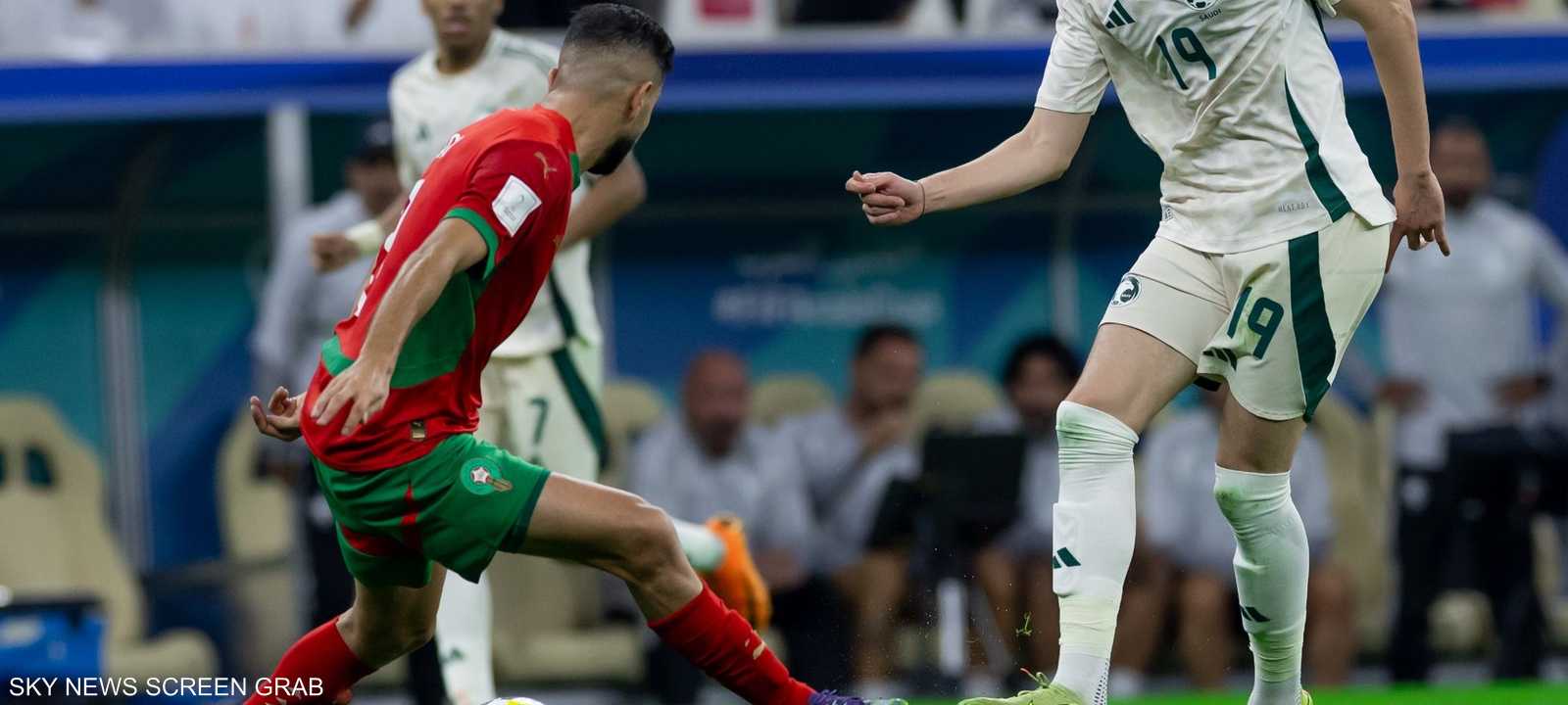 المنتخب المغربي انتصر على السعودية