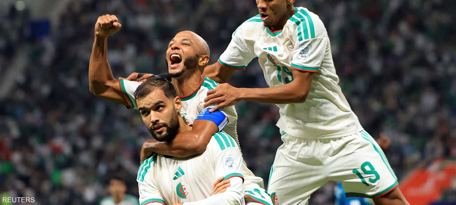 الجزائريون سجلوا هدفين في شباك العراق