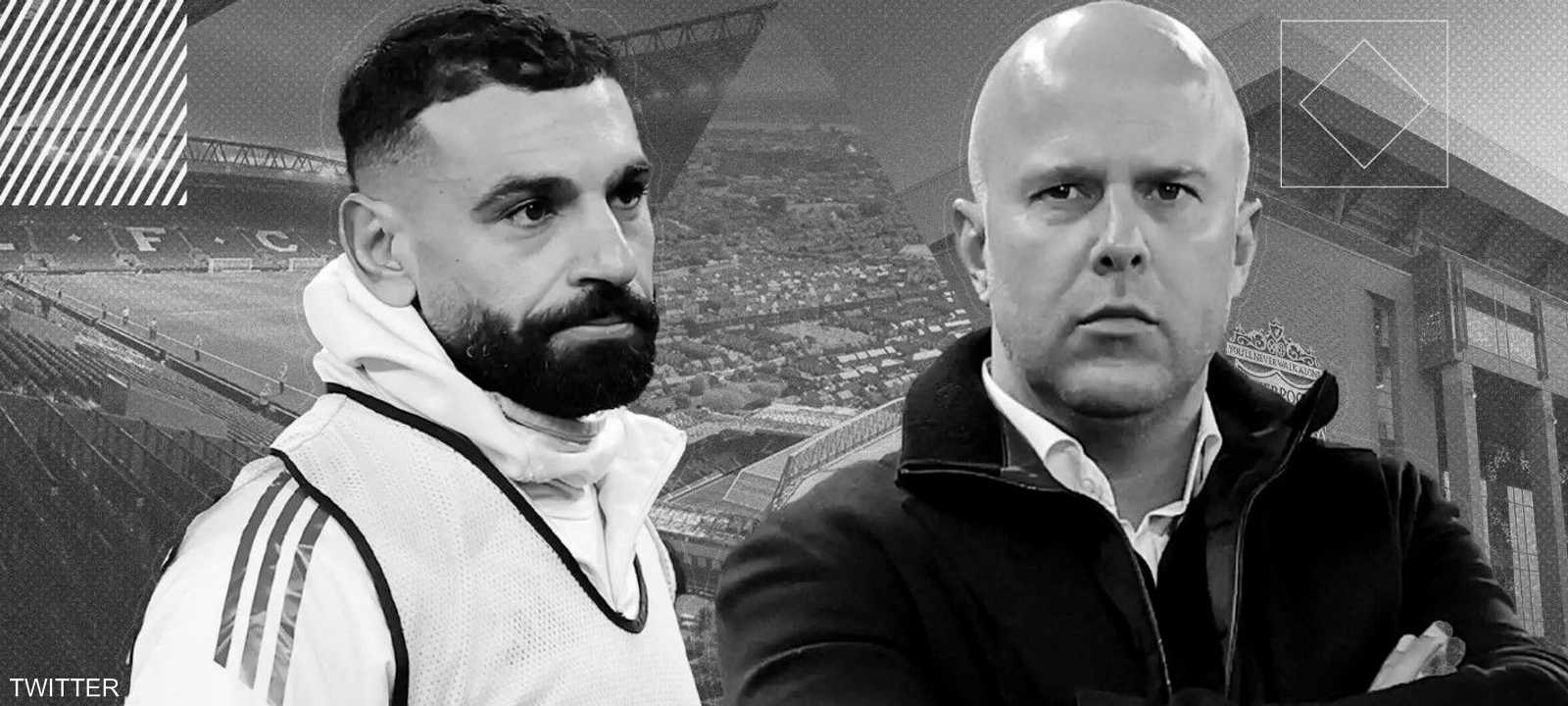 من تغريدة "إندي كيلا نيوز" حول الاجتماع السري بين صلاح وسلوت