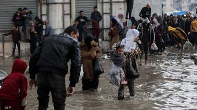 المنخفض الجوي يفاقم الأوضاع المأسوية في غزة