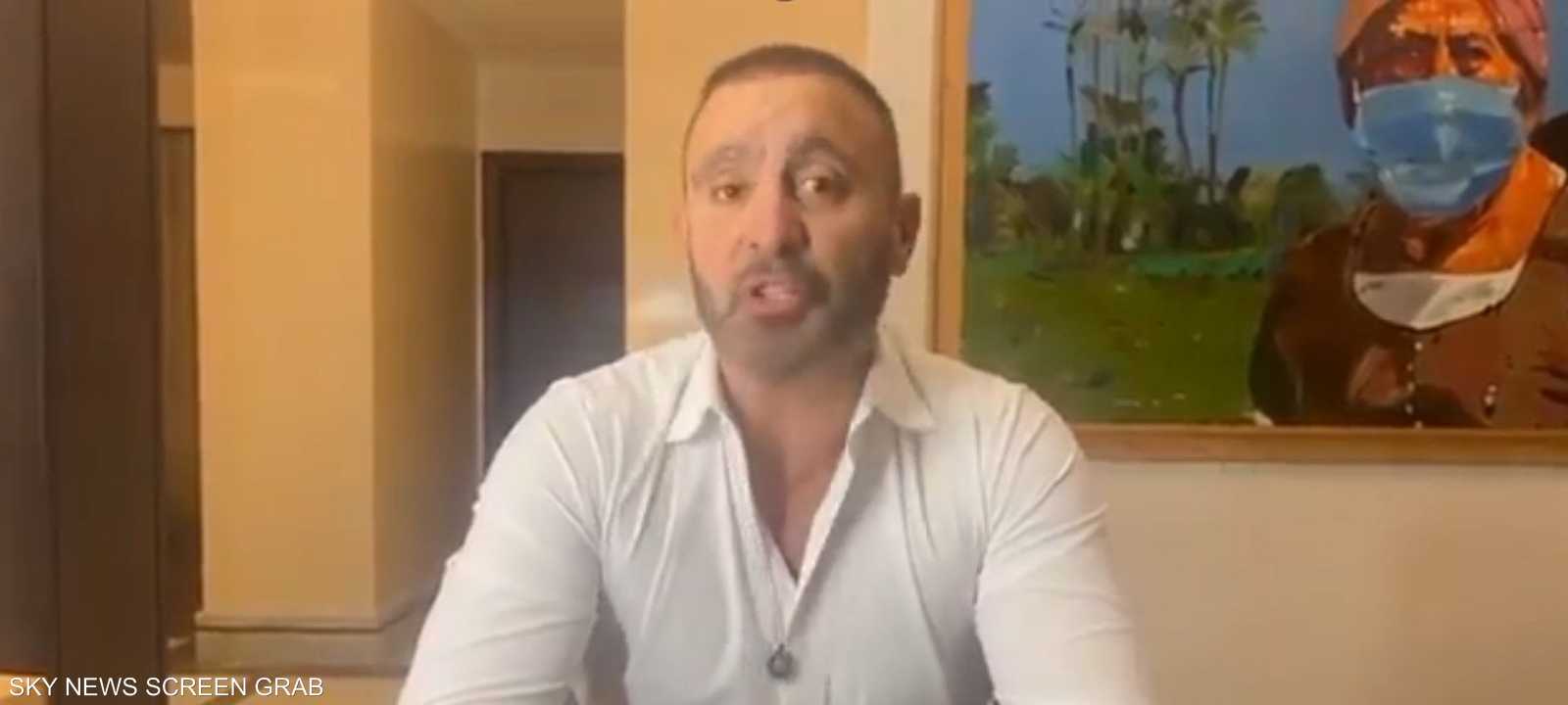 لقطة من فيديو أحمد السقا بالإنجليزية