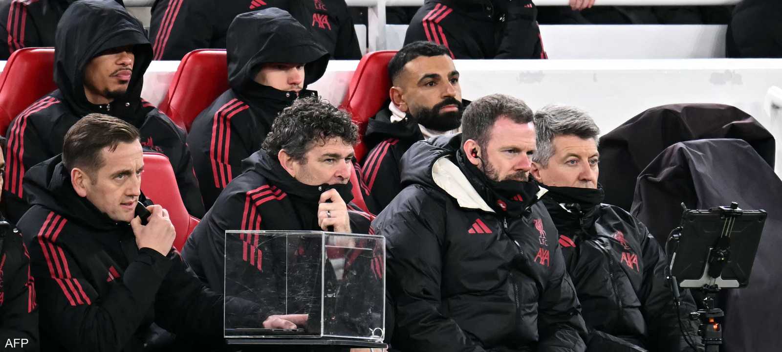 محمد صلاح على الدكة أمام برايتون