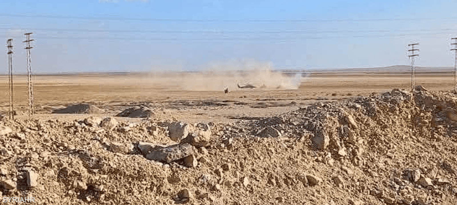 مروحيات نقلت المصابين